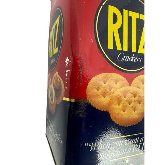 Limited Edition Ritz Crackers Collectible Vintage Tin Container 1987 Nabisco - Picture 4 of 14